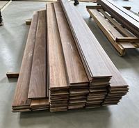 Planches de bois dur d'extérieur, revêtement de sol en teck d'Amérique du Sud pour la décoration de terrasse