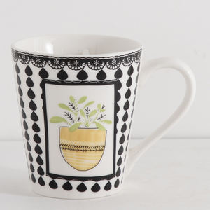 Vente en gros de tasses à thé en céramique de 12 oz avec logo personnalisé pour les restaurants, utilisation en camping, passe au micro-ondes - Product Image 3