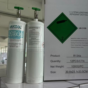 Gas Refrigerante Automotriz R134a 1000g, Cilindro de Alta Presión y Lata Regular, <span class=keywords><strong>Precio</strong></span> al por Mayor Directamente de Fábrica - Product Image 1