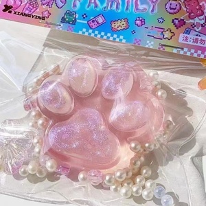 TPR Kawaii <b>Squishy</b> Food Toys Soft Squeeze Toy Taba <b>Squishy</b> Toys for Kids Jelly <b>Squishy</b> Cat Paw - Product Image 1
