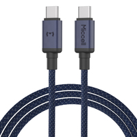 Miccell - Cable USB-C a USB-C al por Mayor con Carga Rápida PD de 60W, Cables de Datos Tipo C para Mayoristas y Distribuidores de Teléfonos Móviles