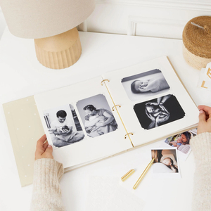 Cadeau de fête prénatale <span class=keywords><strong>Livre</strong></span> de souvenirs pour bébé <span class=keywords><strong>Livre</strong></span> de <span class=keywords><strong>citations</strong></span> pour enfants en lin - Product Image 4