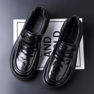 Mocasines de Piel de Oveja con Cordones para Hombre, Estilo Británico, Otoño, Casual de Negocios, con Sensación Premium - Product Image 2