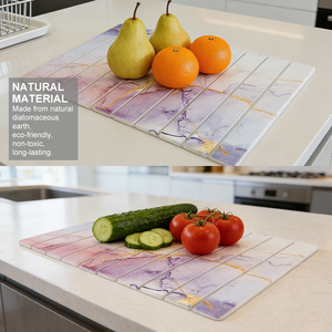 Stylish Design Floor <strong>Best</strong> Quality Quick Dry Made of <strong>Stone</strong> Modern Diatomite Foldable Non-Slip <strong>Bath</strong> <strong>Stone</strong> <strong>Mat</strong> for Bathroom - Product Image 5