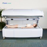 Lit de photobiomodulation corporelle complète, pod de thérapie par lumière rouge pour la récupération des blessures sportives, le soulagement de la fatigue musculaire et le bien-être