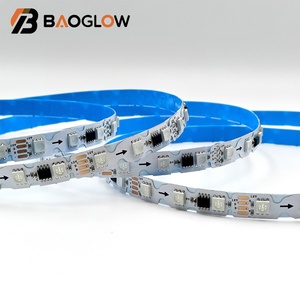 Bande LED Flexible RGB 12V pour Extérieur et Intérieur, Fabrication Chinoise, Vente en Gros Personnalisée, Lumière d'Ambiance Intelligente à Changement de Couleur pour la Maison - Product Image 4