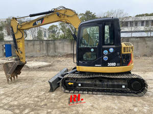 Excavatrice utilisée de CAT 308D CAT308D 8 tonnes utilisée mini excavatrice utilisée du chat 308 de Caterpillar pour la sylviculture de ferme avec l'EPA - Product Image 3