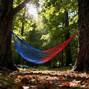 Nylon dây lưới võng người duy nhất võng cho ký túc xá ban công vườn ngoài trời sử dụng thoải mái vải rộng rãi Thiết kế nhanh chóng thiết lập - Product Image 2