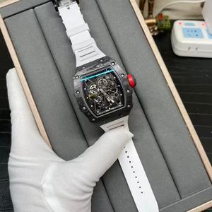 Relojes Tourbillon Mecánicos de Fibra de Carbono de Alta Gama con Forma de Barril, Modernos y de Moda, en Oferta - Product Image 2