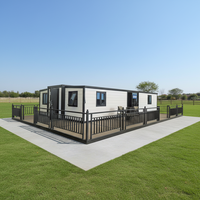 Maison modulaire en conteneur au design moderne, efficace et extensible, maisons portables, maison en conteneur pliable et extensible
