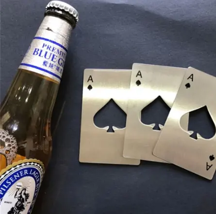 Amazon Spades A Poker Card Beer Bottle Opener Customized Stainless Steel Bottle Opener Kitchen Gadgets
