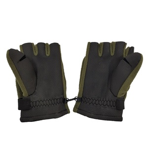 Guantes de Invierno Personalizados, Medios Dedos, Antideslizantes, Cálidos, de Forro Polar, para Motociclismo y Pesca en Hielo - Product Image 2