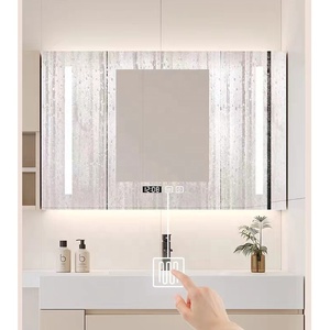 Chậu Rửa Mặt Màu Trơn Thiết Kế Hình Kem Mới Tủ Phòng Tắm Có Gương - Product Image 6