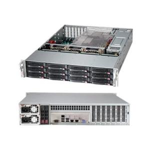 Supermicro CSE-826BE1C4-R1K23LPB Tower 12LFF JBOD Storage <b>Server</b> 4th Gen Xeon Scalable 2x 2.5inch Rear NVMe Bays 12Gbps SAS3 - Product Image 1