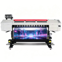 Nouvelle imprimante jet d'encre à solvant écologique Longfuture 1600 mm, 2 à 4 cartouches, haute vitesse, pour autocollants industriels, cuir, film rétroéclairé