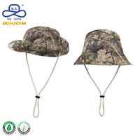 Fabricant de chapeaux personnalisés, chapeau de chasse camouflage imprimé jungle avec sangle de menton réglable pour la chasse, le camping et les activités tactiques