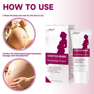 Crème Corporelle <span class=keywords><strong>Anti</strong></span>-Vergetures au Beurre de Karité, Panthénol et Acide Hyaluronique pour <span class=keywords><strong>Grossesse</strong></span> – Vente en Gros - Product Image 2