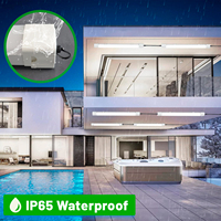 Lumière LED Tri-Proof IP65 Étanche à la Poussière et à la Corrosion, 36W Haute Luminosité 110lm, pour Usage Commercial, Industriel, Entrepôt, Garage