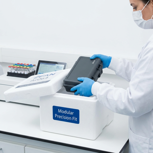 Sistema de Transporte con Aislamiento Térmico para Viales - Transporte a Granel con Temperatura Estabilizada para Logística Internacional de Muestras Liofilizadas - Product Image 2