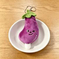 창의적이고 귀여운 만화 오뎅 꼬치 모양의 플러시 나침반 열쇠고리 그라비어 프린팅 부드러운 봉제인형 가방 참 장식