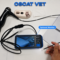 Endoscope vétérinaire professionnel OSCAT VET avec canal instrumentaire de 1,2 mm pour prélèvement biopsique chez les animaux de compagnie, endoscope vétérinaire RAE-201