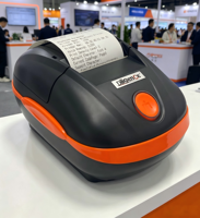 Printer Label Barcode Thermal Mini Genggam 58mm 2 Inci dengan Pencetakan Hitam Putih untuk Supermarket Ekspres