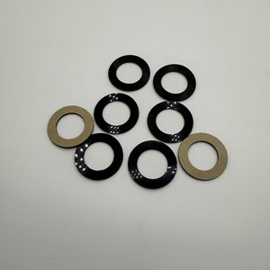 Arandelas Amortiguadoras de Goma Negra para Maquinaria y Equipos, 10 mm de Grosor, Anillos de Aislamiento de Vibraciones Duraderos - Product Image 4