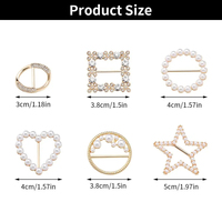 Mode Kleidung Ecke Saum Hemd Saum dekorative geknotete Ring Seiden schal Schnalle