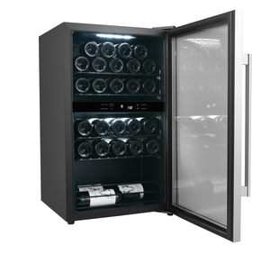 Enfriador de Copas de Vino Eléctrico de Doble Zona, Inteligente, Comercial, de Alta Gama, con Exhibición Personalizada, <span class=keywords><strong>Cantinetta</strong></span> Vino - Product Image 1
