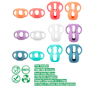 Funda Protectora de Silicona para Biberón <span class=keywords><strong>Philips</strong></span> Avent, Antideslizante y Antigolpes, Compatible con Fundas de Silicona para Biberones Avent - Product Image 1