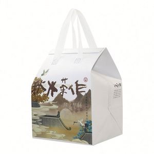 Bolsa de Reparto de Comida Personalizada para Restaurantes, Impermeable, con Aislamiento Térmico, de Tela No Tejida, para Café, Té y Alimentos - Product Image 3