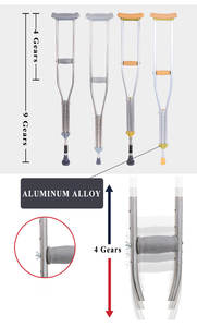 Offre Spéciale En Alliage D'aluminium Aisselles <span class=keywords><strong>Béquilles</strong></span> Axillar <span class=keywords><strong>Béquilles</strong></span> Pour la vente en gros - Product Image 5