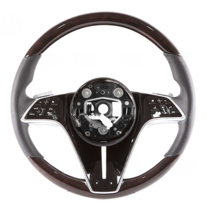 Volante de Cuero con Acabado de Madera Personalizado para Mercedes <span class=keywords><strong>Maybach</strong></span> 2021 <span class=keywords><strong>2022</strong></span>, Actualización de Estilo Deportivo - Product Image 1