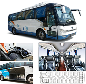 ราคาขายส่งจากโรงงาน รถบัสโดยสารในเมือง 4x2 ดีเซลไฟฟ้า 24-60 ที่นั่ง พร้อมใบรับรอง ISO สำหรับการขนส่งผู้โดยสารในเมือง - Product Image 6