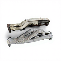 Pipa knalpot modifikasi, pipa knalpot kualitas tinggi bagian kepala untuk Mazda RX8 1.3 2003-2008