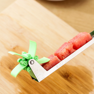 Dưa hấu cối xay gió cắt Slicer weestiee tự động thép không gỉ dưa cuber dao-Vui vẻ trái cây rau <span class=keywords><strong>salad</strong></span> nhanh chóng cắt công cụ - Product Image 2