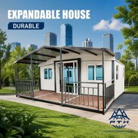 Neues Design 20ft 40ft Erweiterbares Fertighaus Doppelflügel-Faltcontainerhaus für Temporäres Büro und Wohnung