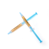 Gel Blanchissant pour les Dents IVI Smile Double Tube 24k Or Menthe Fraîche de Haute Qualité 3ml 5ml 10ml Peroxyde de Carbamide Sans Peroxyde Usage Domestique