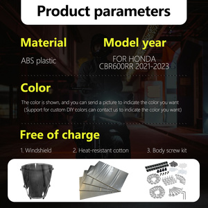 Không Sơn Cho Honda CBR600RR 2021 2023 2022 <span class=keywords><strong>CBR</strong></span> 600RR Xe Máy <span class=keywords><strong>Fairing</strong></span> <span class=keywords><strong>ABS</strong></span> Tiêm Bộ Phận Cơ Thể Tùy Chỉnh Bộ Phận Bộ Phận H0621 - Product Image 2