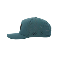 Casquette de sport en nylon imperméable à séchage rapide à 5 panneaux, respirante, style streetwear, logo personnalisable, unisexe, broderie 3D