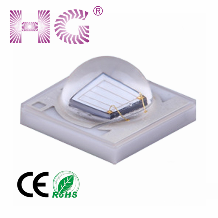 Hot Sale SMD 3535 UV Led 365-375nm China 45mil Chip 3-8lm 365nm 3535 Uv Led Diode