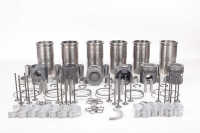 Pièces de moteur D12D Kit de révision reconstruit D13D D16 D6D D6E D7D D7E Kit de piston de revêtement Kit de joint complet pour Volvo