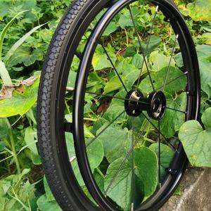 Fabrieksgroothandel 24*1 3/8 inch sportrolstoelwiel van aluminiumlegering, hoge snelheid, opblaasbaar wiel, kleur aanpasbaar - Product Image 5