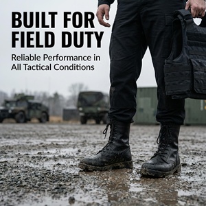 Botas Tácticas Zennison Profesionales de Seguridad, Impermeables, de Camuflaje, Térmicas, para Invierno, Patrulla, Entrenamiento - Product Image 5