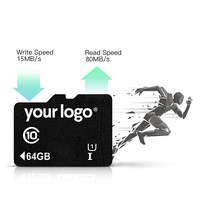 Grosir kartu TF pintar USKY pabrik penjualan laris LOGO kustom kualitas tinggi 128MB ~ 512GB kartu SD memori mikro MINI murah