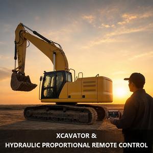 Excavadora Hidráulica Usada Profesional de 30T con Control Remoto Proporcional Inalámbrico para Movimiento de Tierras - Product Image 3