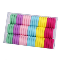 Gomas elásticas para el pelo para deportes, de colores mezclados coletero pequeño, accesorios para la cabeza a granel, venta al por mayor