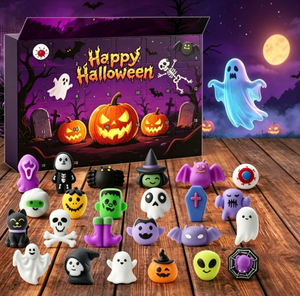 New Halloween Countdown Calendar Blind Box Advent Fidget <strong>Toy</strong> Set <strong>Ghost</strong> Pumpkin <strong>Spider</strong> Squeeze <strong>Toy</strong> for Kids Halloween Gift - Product Image 3