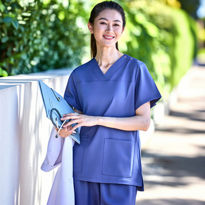 Uniforme d'hôpital BESTIN pour hommes et femmes, durable, doux, tenue de travail pour infirmières, ensemble de blouses médicales pour anesthésistes - Product Image 2