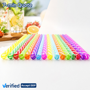 Pailles <span class=keywords><strong>en</strong></span> <span class=keywords><strong>plastique</strong></span> PP SOTON colorées, épaisses, pour boba, fêtes d'adultes, jus, milkshakes, smoothies, voyage, taille personnalisée, vente <span class=keywords><strong>en</strong></span> gros - Product Image 1